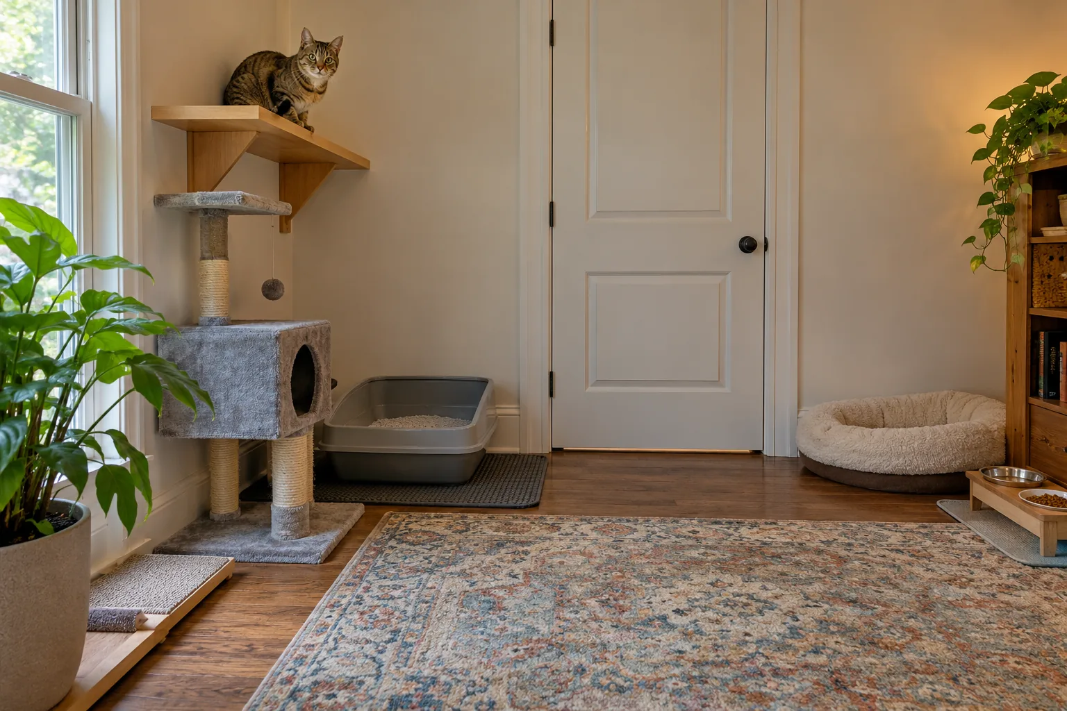 Are Dachshunds good with cats? Start with a cat-only room and secure separation